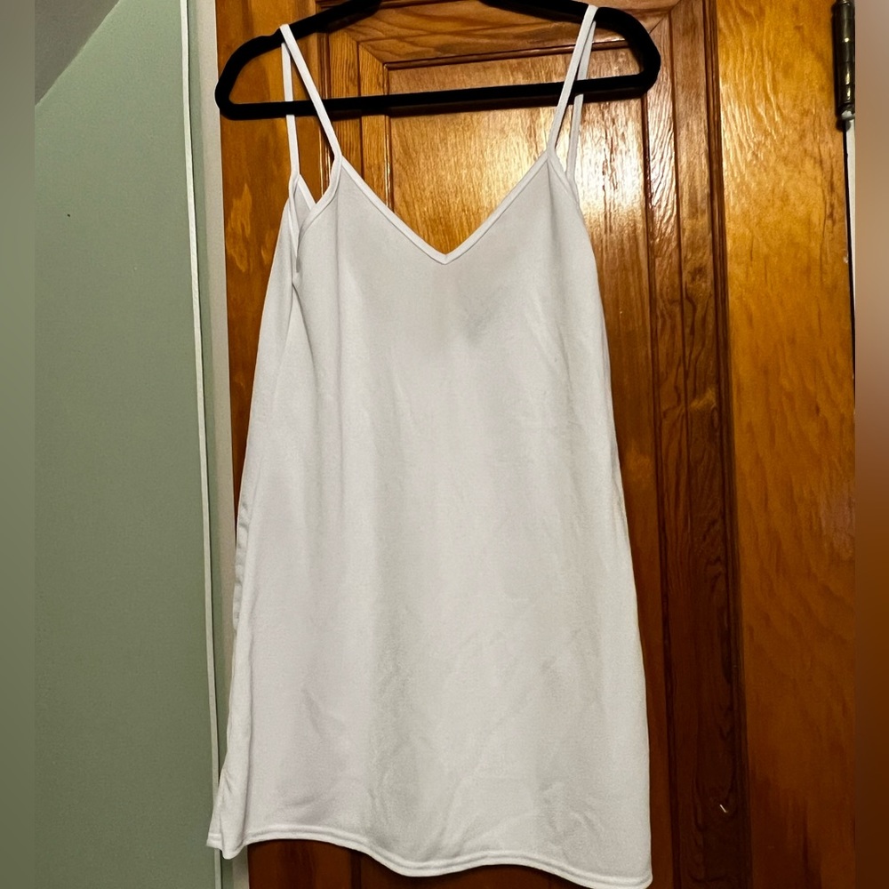 Pretty Little Thing Backless White Cami Dress Strappy
